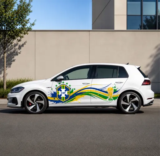 Adesivo de carro brasil