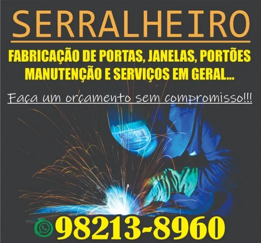 serralheria em geral e manutenções e fabricação de portas janelas portões e alambrados