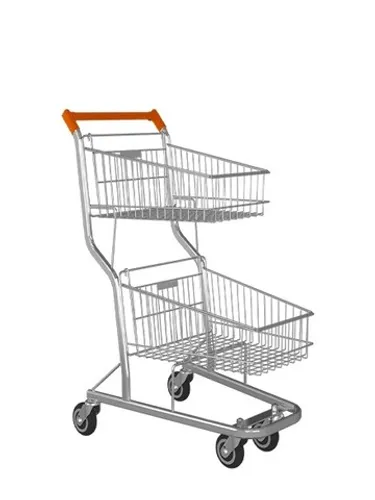 Carrinho de Compras 50 Litros Duplo Amapá **novo direto da indústria**