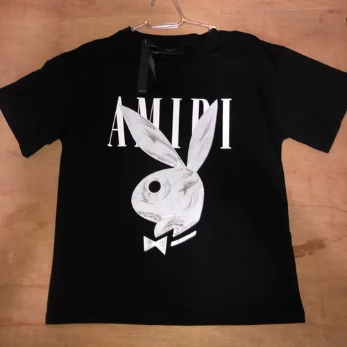 Camiseta Amiri x  Playboy metálica