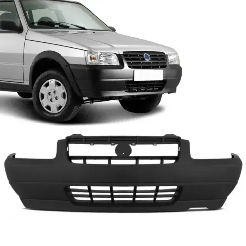 Parachoque Fiat Uno Fire 2006 á 2008 - Dianteiro Preto Texturizado - R2A