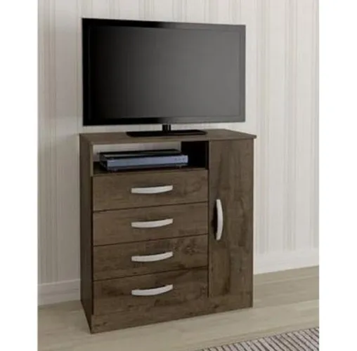 Cômoda Delta 4 Gavetas 1 Porta - Novo - Fazemos Entrega