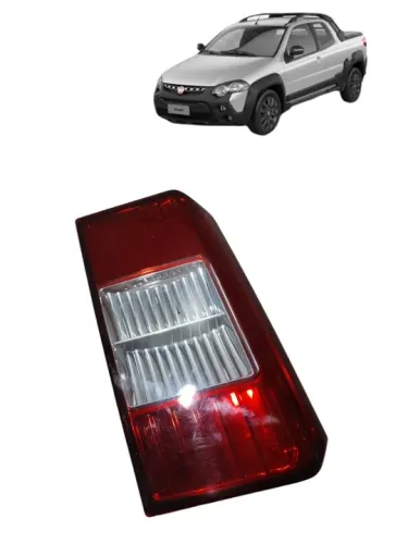 Lanterna traseira esquerda fiat strada 2012 2013