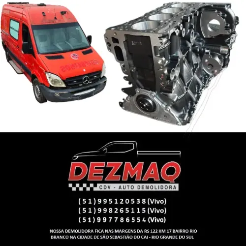 Bloco Motor Mercedes Sprinter 415 2012/2019