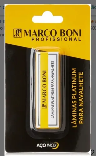 Kit Lâminas de Barbear Marco Boni 
