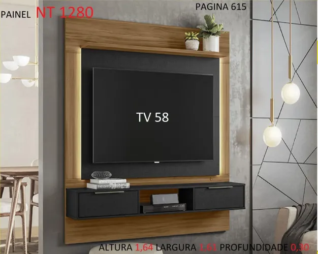 Painel para 58 polegadas 2 cores disponíveis 
