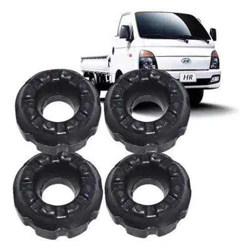 Kit borrachas tirante susp. diant. caminhões/ vans Hyundai HR 2.5 8 válvulas 2005 até 2012