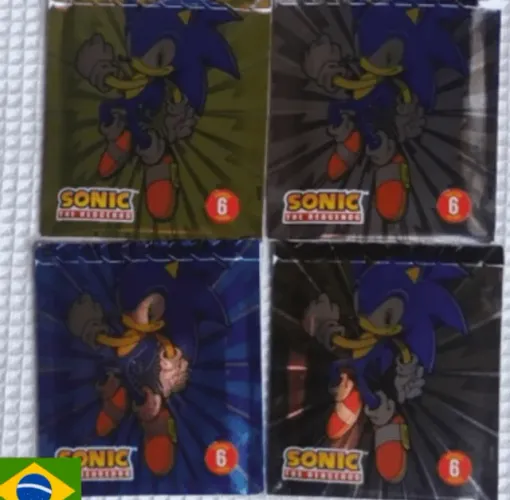 Jogo Cards Sonic Do Bobs - Coleção Completa 4 Pacotes