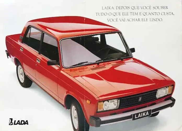 Catálogo, folder Lada Laika