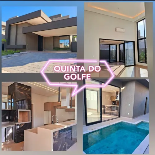 Casa Nova a venda no Condomínio Quinta do Golfe Jardins em Rio Preto Zona Sul