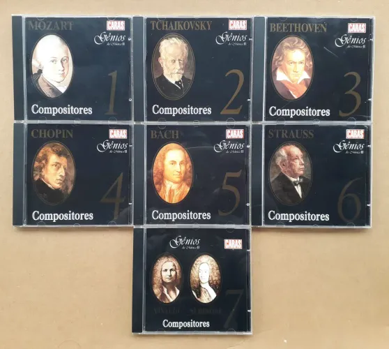 CDs Gênios da Música Caras - Compositores Clássicos