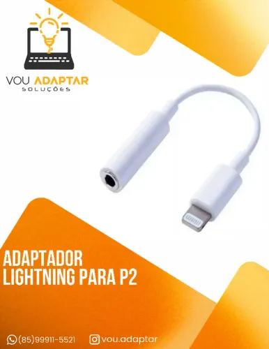 Cabo adaptador Lightning para P2