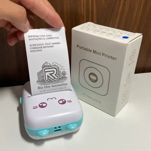 Mini Impressora para Estudantes e Escritório - Fácil de Usar