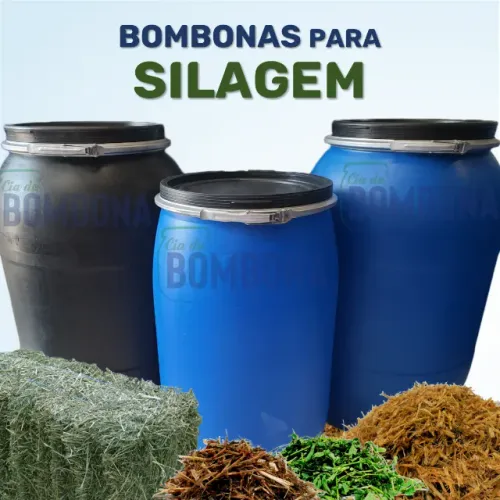 Bombonas para Silagem - Vedação Confiável (Rural/Pecuária/Gado/Cavalo/Silo)