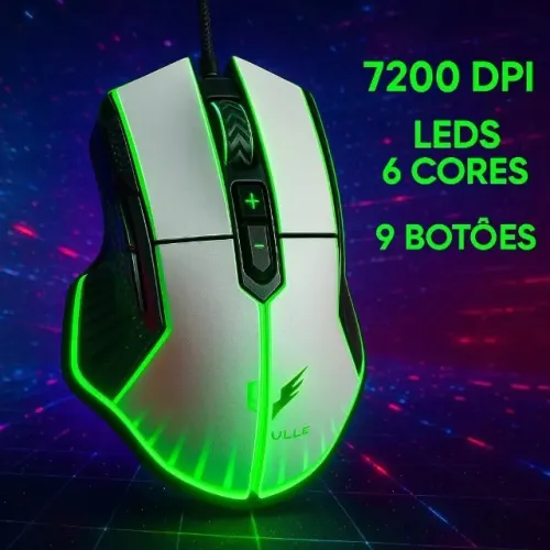 Mouse Gamer Knup Anúbis 9 botões 7200DPI