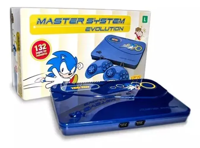 Master System Evolution - Console de Vídeo Game 132 Jogos