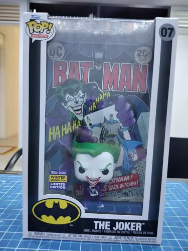 Funko Pop! Comic Covers - Batman | The Joker #07 Novo! Lacrado! (Winter Convention 2022)
