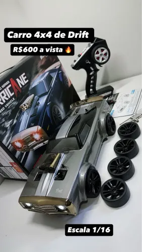 Carro de controle remoto de Drift 4x4 1/16