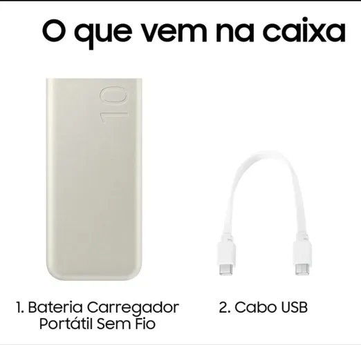 Carregador Samsung portátil 10.000 mAh 25w