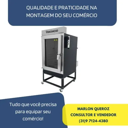 Forno 8 Esteiras Elétrico Venâncio Profissional