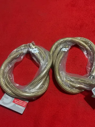 Lote com 2 mangueiras de cobre flexível de 1,50 metros 