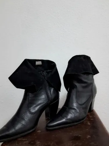 Bota Bottero | Veludo | Preto | Tam. 37 | Ótimo estado
