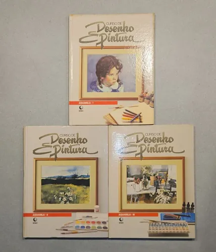 Curso Completo de Desenho e Pintura - 3 Volumes