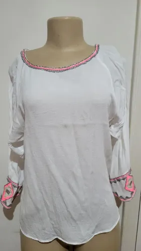 Bata da Zara, de viscose com seda importada g