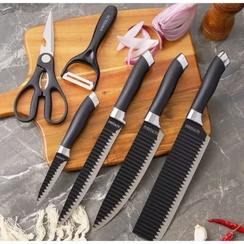 Kit de Facas Profissional 6 Peças Aço Inox - Frete Grátis | Pague na Entrega