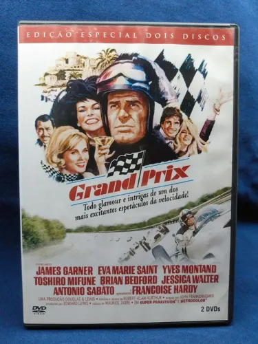DVD Duplo Original GRAND PRIX Warner Bros Pictures Raridade novo em perfeito estado