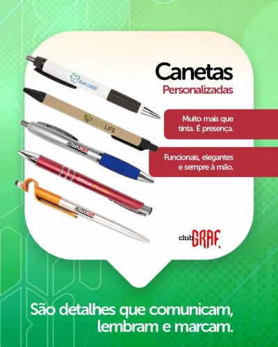 Canetas Personalizadas para sua Marca!