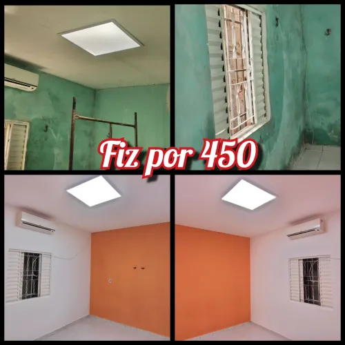 Pintor 100 reais cada quarto