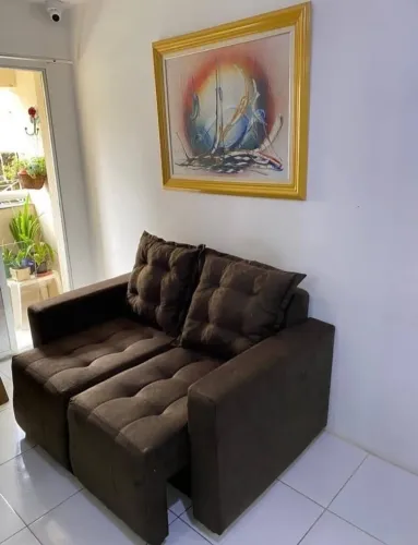 Sofá retratil 2 lugares frete grátis R$ 799,99 a vista