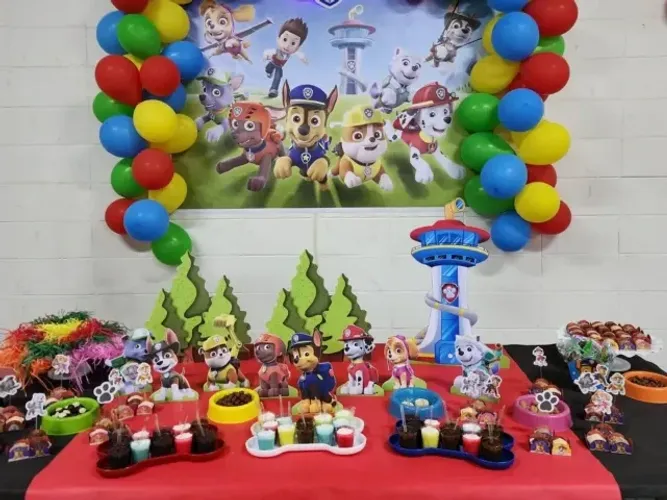 KIT Decoração festa Patrulha Canina