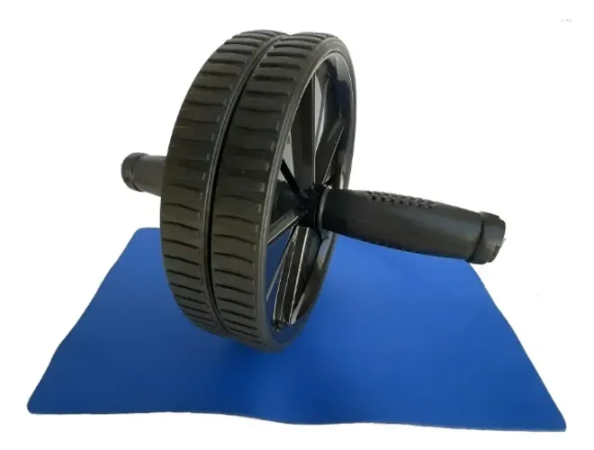 Roda Abdominal Rolo Para Exercício Lombar Treino Funcional Profissional Rodinha Rolinho