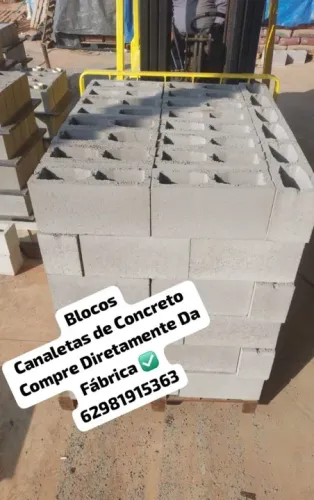 Canaletas e Blocos de Concreto 3.60$