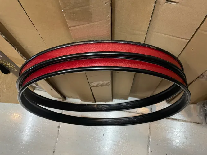 Par de aros 20 de bumbo de bateria acústica marca Nagano concert