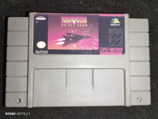 Jogo Super Nintendo Turn And Burn No Fly Zone