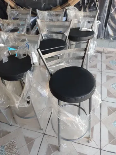 Banquetas de Metal altas 77 cm de altura