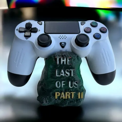Controle PS4 Sem fio Branco bluetooth joystick 