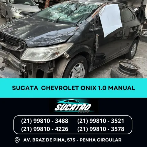 Sucata / Peças Onix 1.0 Manual - Motor, Câmbio, Lataria e Acessórios
