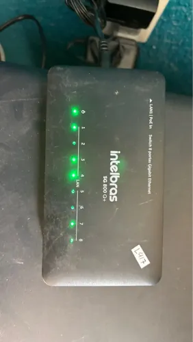 Switch Intelbras 8 Portas Giga Não Gerenciável Sg 800 Q+