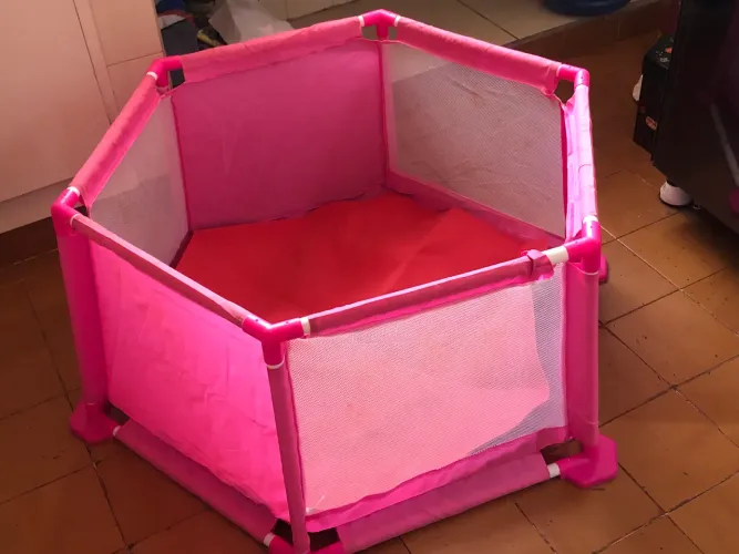 Cercadinho rosa octógono
