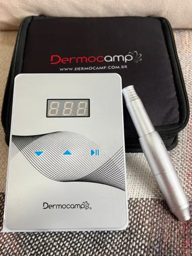 Dermografo Sharp 300 Pro Silver + Slim White - Branco