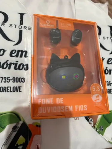 Fone de ouvido gatinho