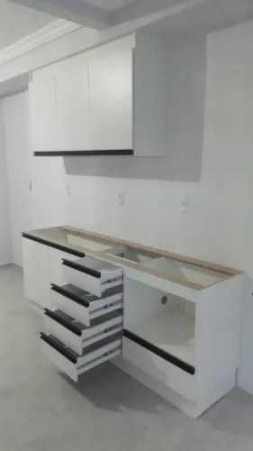 Jogo de cozinha compacto 100% MDF produto novo fabricação própria