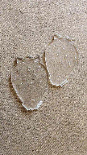 2 espátulas morango para lash lifting 