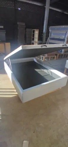 Cama Box baú casal 138x188 reforçada/ Novo/ Valor à vista de fábrica/descrição p parcelar