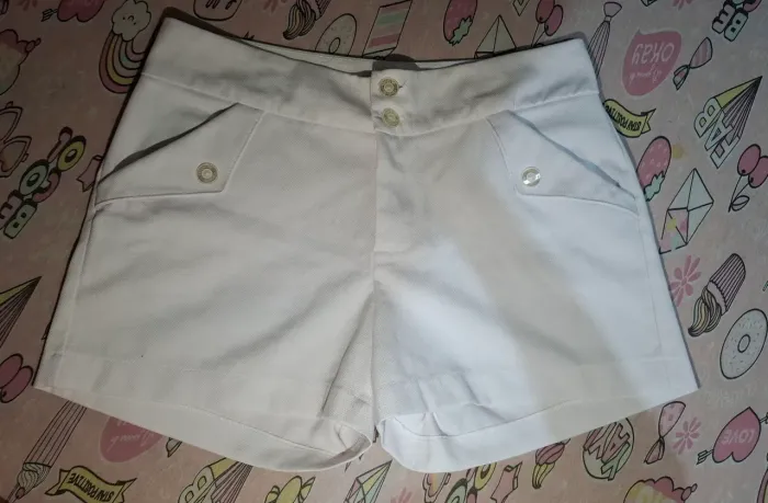 Short branco Candy