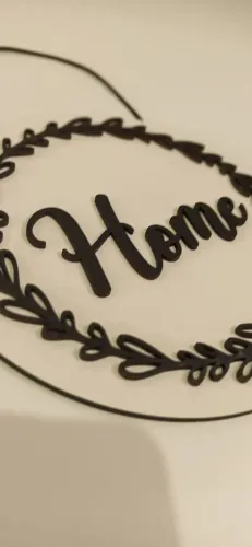 Placa decorativa HOME